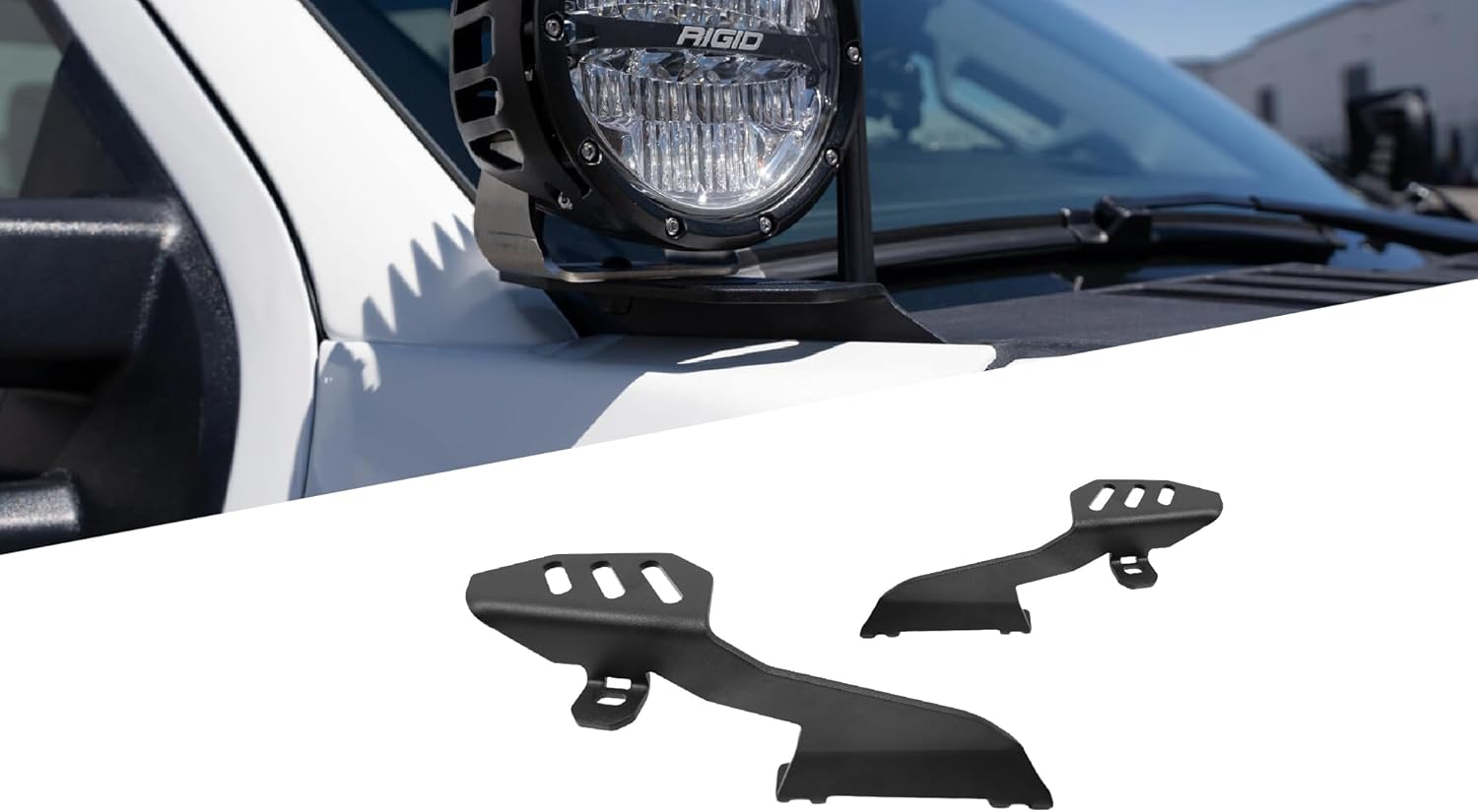 Addictive Desert Designs Ditch Light Brackets for The 2023-2024 Ford F-250 & F-350